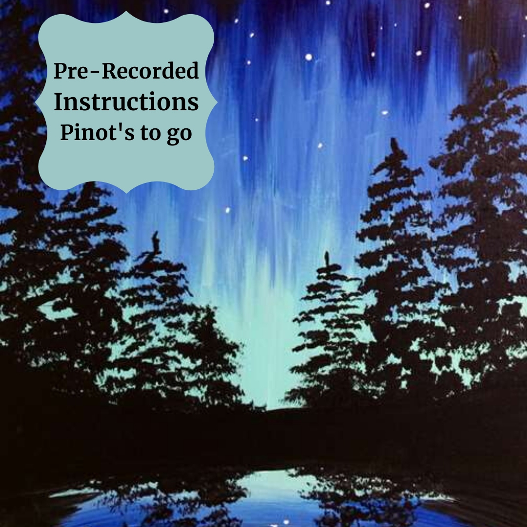 Pre-recorded instructional video  Paint anytime